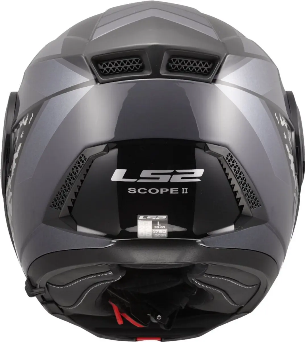 LS2 FF902 Scope II Systeemhelm - Maat L - Zwart