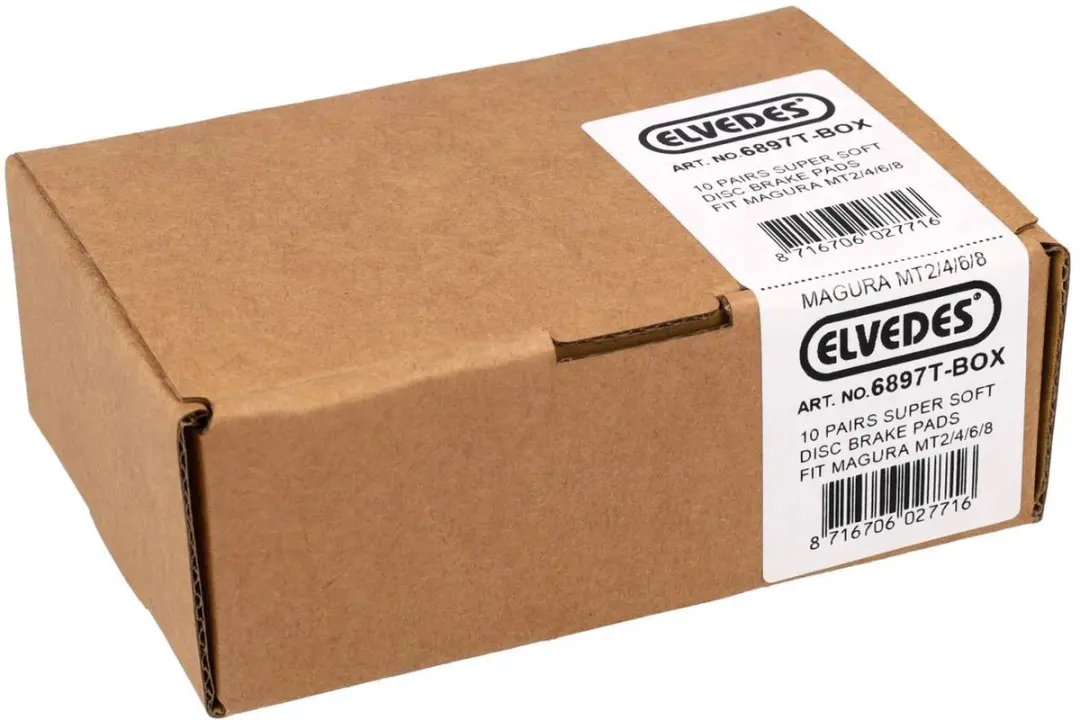 Elvedes Schijfremblok 6897T Grijs - 10 Paar - afbeelding 2 van 3