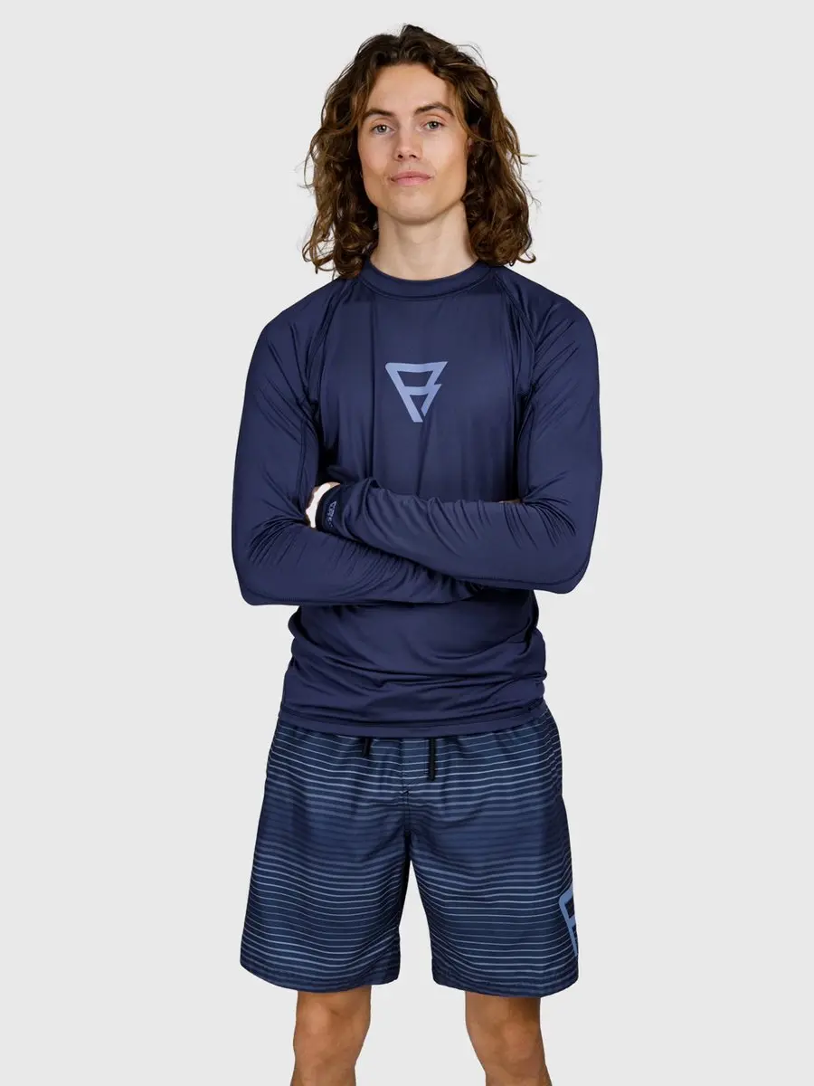 Brunotti Brushield Rashguard Indigo Blue - Heren S