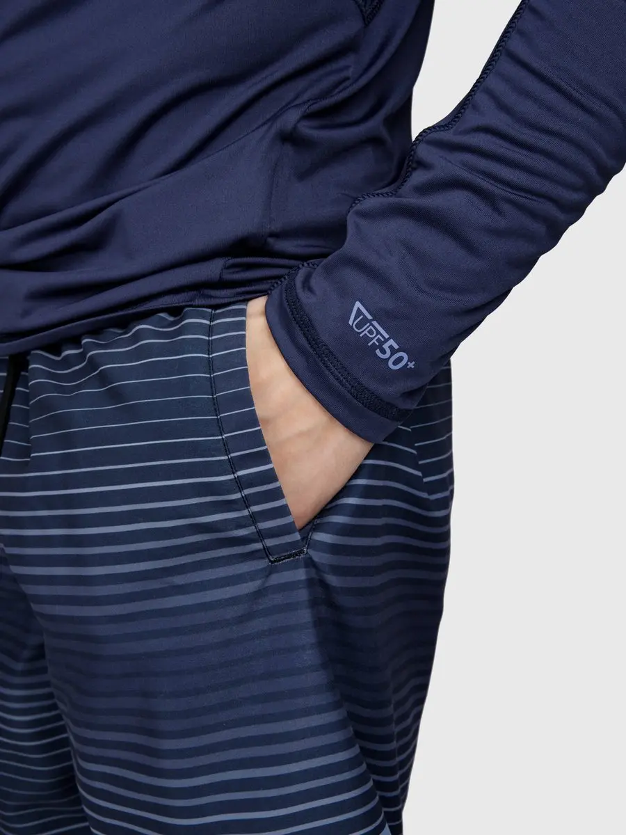 Brunotti Brushield Rashguard Indigo Blue - Heren S