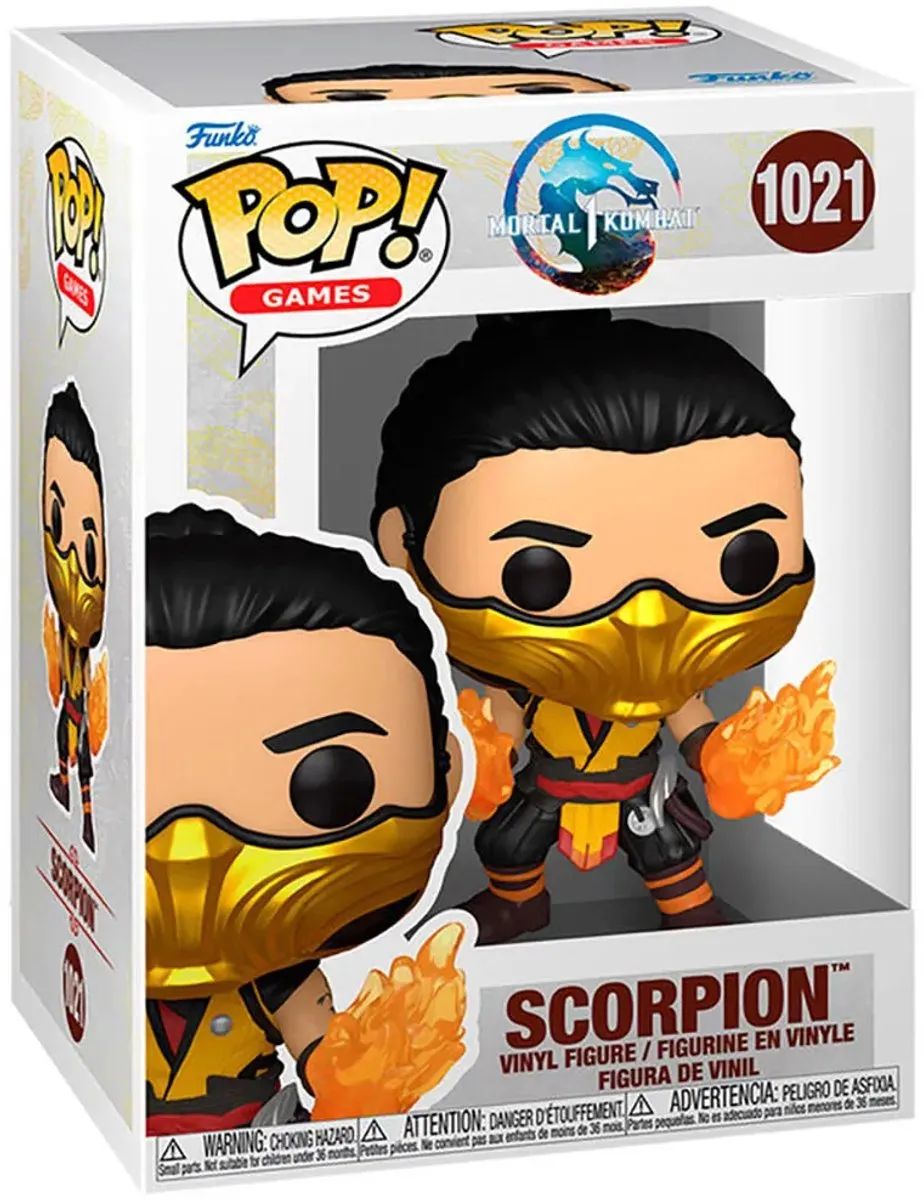 Funko Pop Games Mortal Kombat 1 Scorpion - 9,5 cm Figuur - Multi