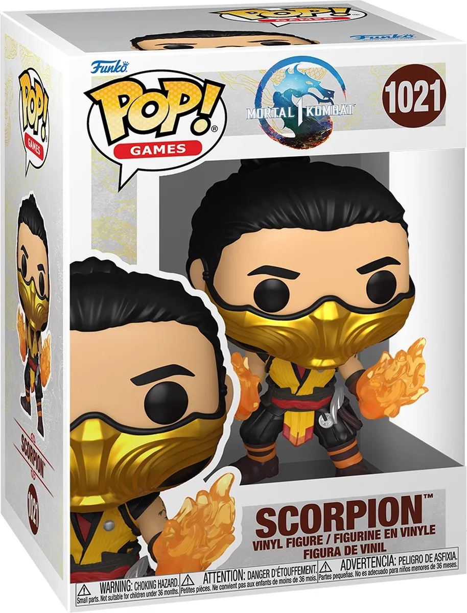 Funko Pop Games Mortal Kombat 1 Scorpion - 9,5 cm Figuur - Multi