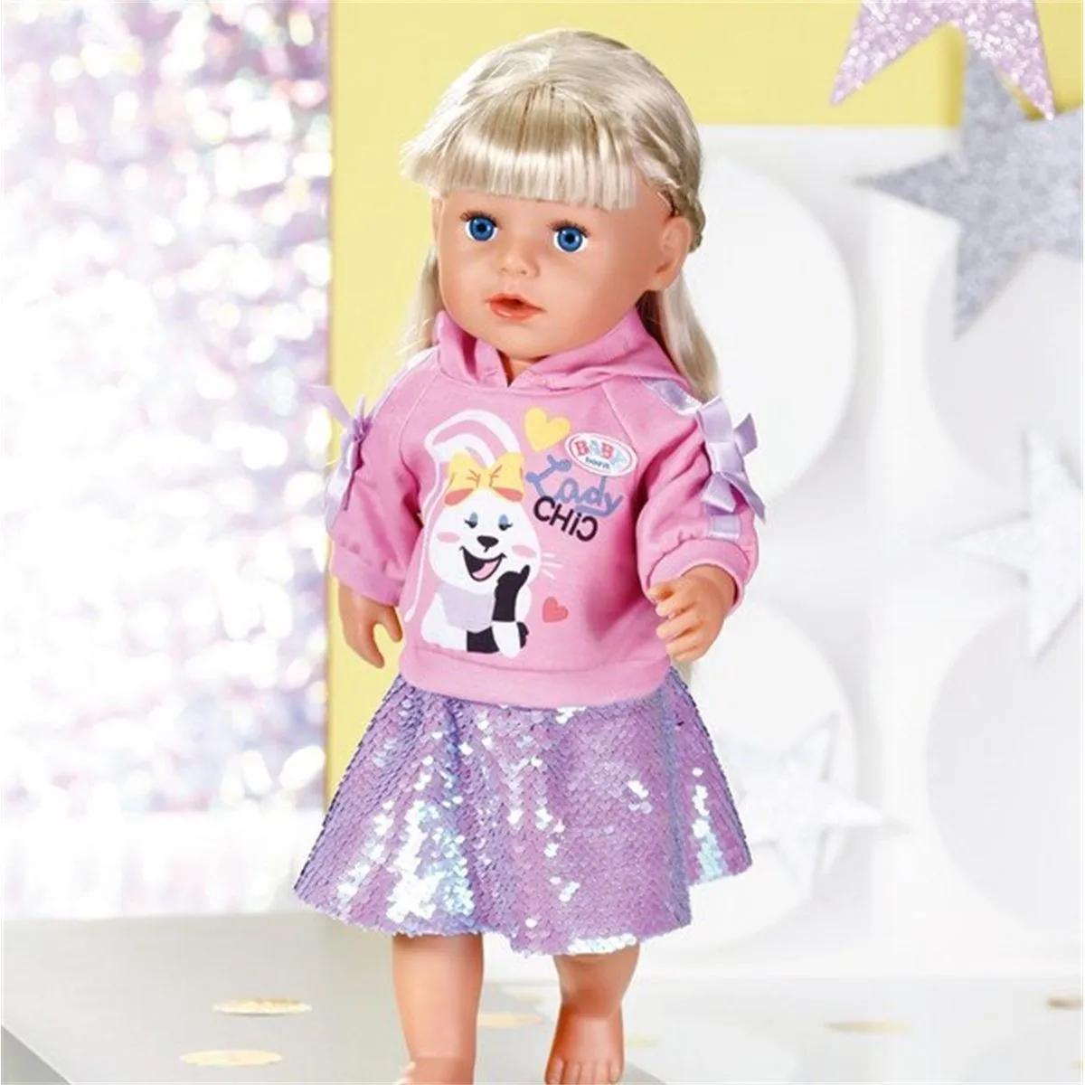 Baby Born Lady Chic Outfit 3-delig - 828182 - Assorti