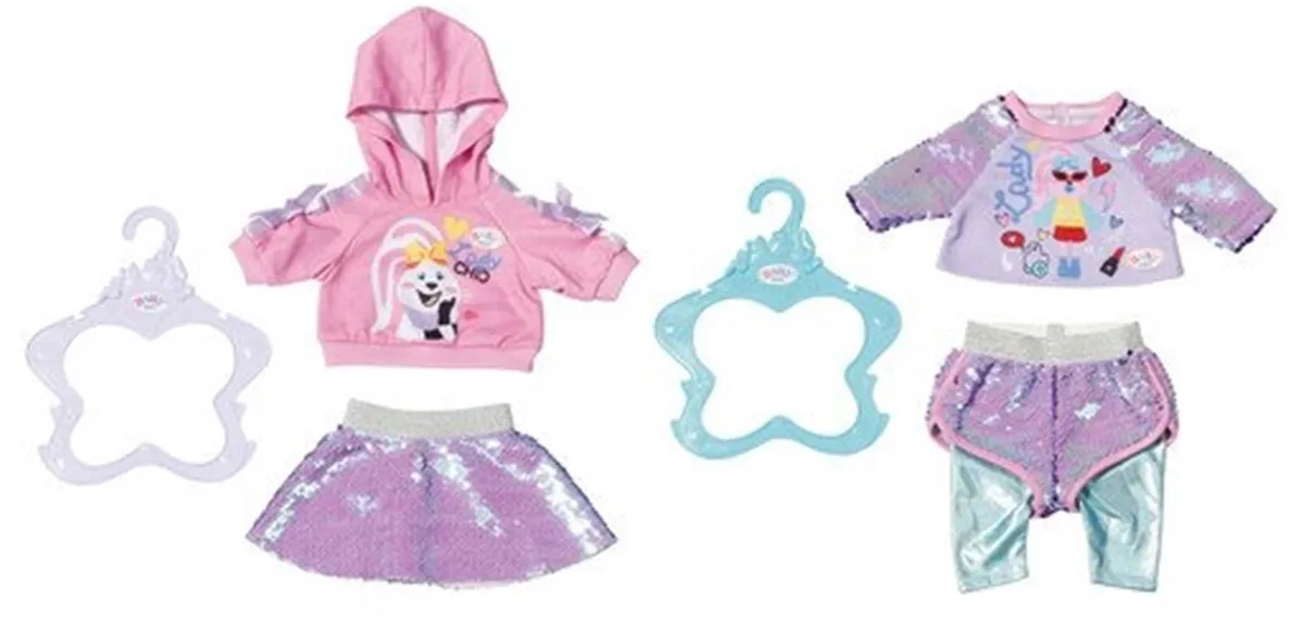 Baby Born Lady Chic Outfit 3-delig - 828182 - Assorti