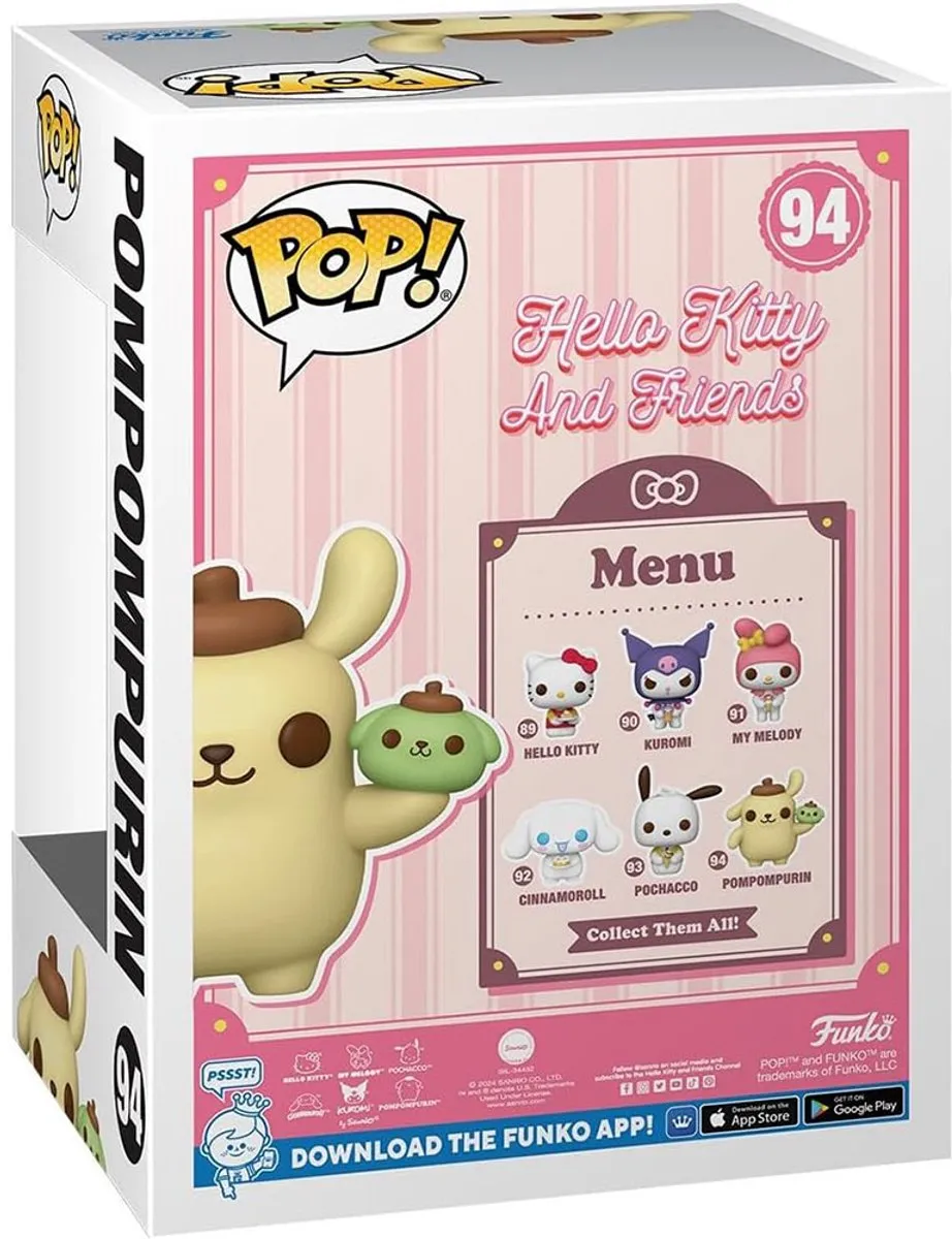 Funko Pop! Hello Kitty Pompompurin Trick or Treat #95 Flocked - Multi