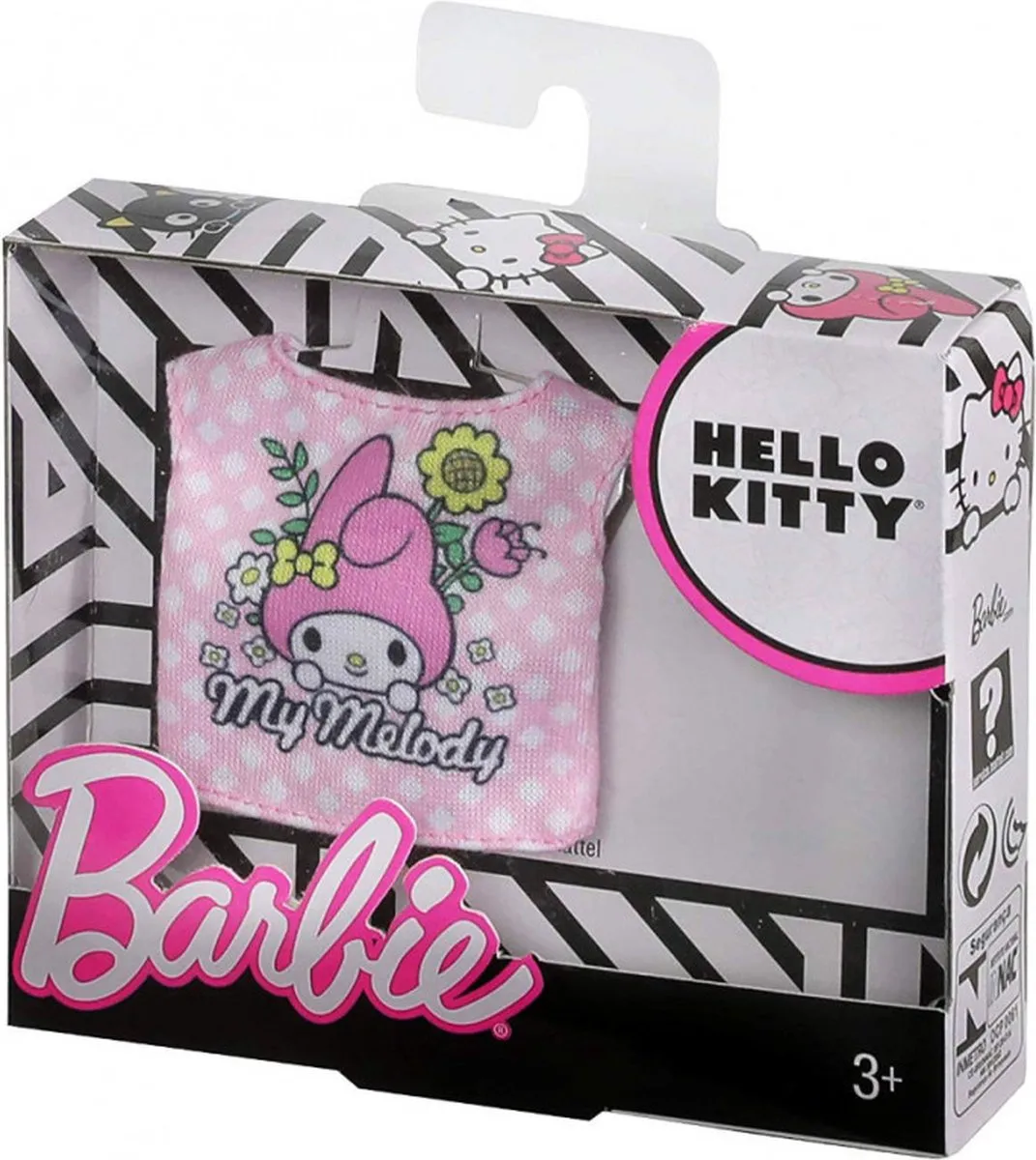 Barbie Hello Kitty Kledingstuk My Melody - Roze