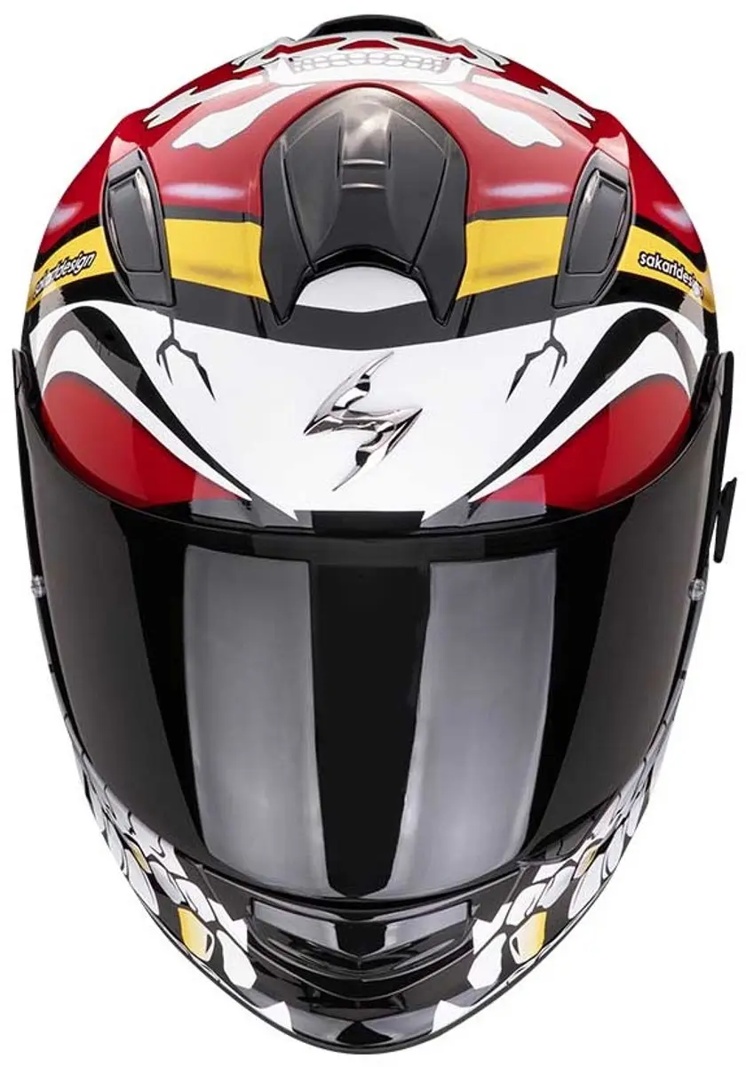 Scorpion EXO-491 Pirate Integraalhelm - XXL - Rood/Zwart/Wit