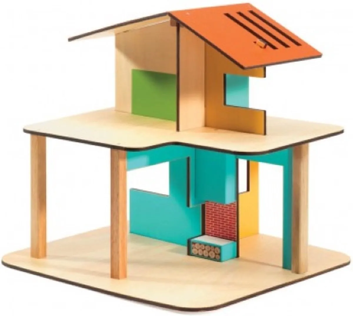 Djeco Modern House Poppenhuis Bouwpakket