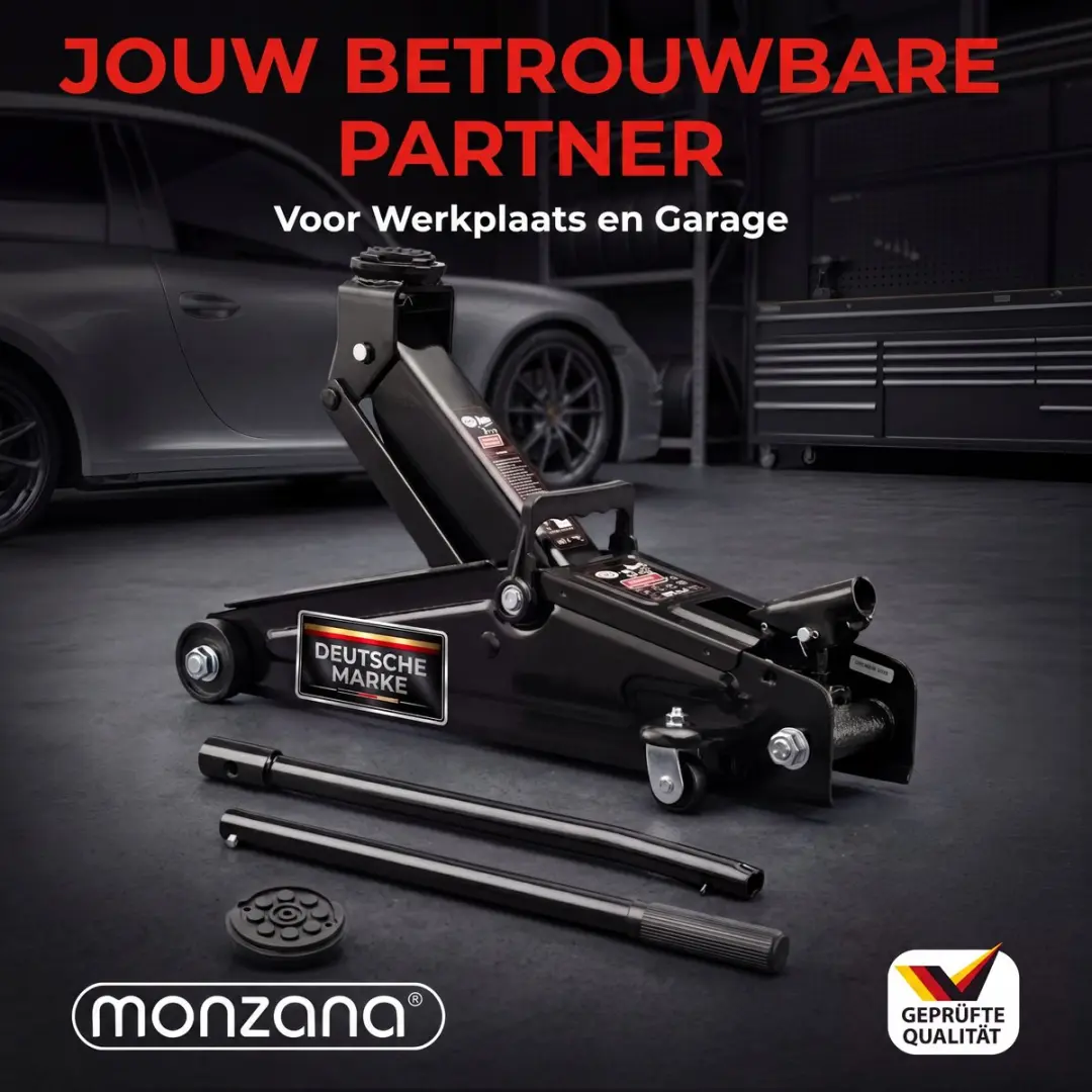 Deuba Hydraulische Krik 3 Ton - Zwart