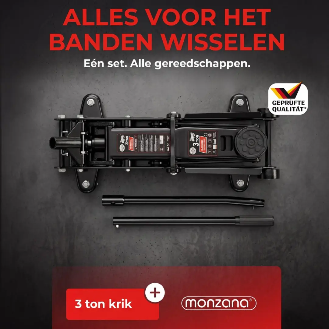 Deuba Hydraulische Krik 3 Ton - Zwart - afbeelding 6 van 6