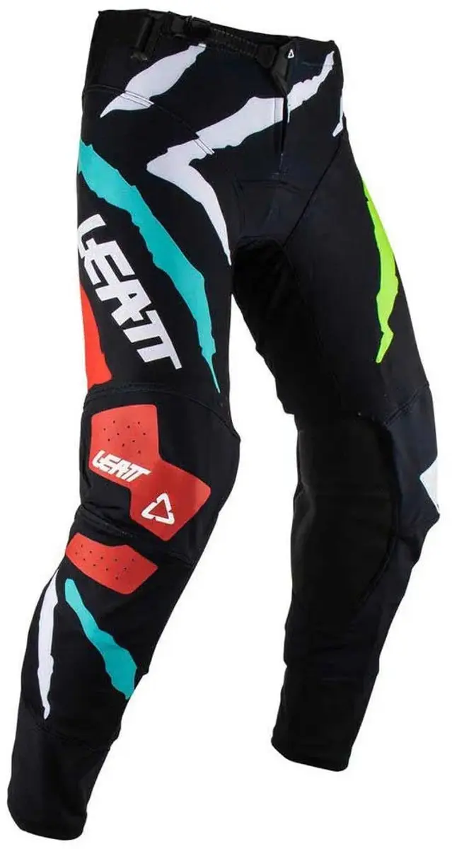 Leatt Moto 5.5 I.K.S. Crossbroek - Maat L - Tijger Zwart/Rood/Blauw