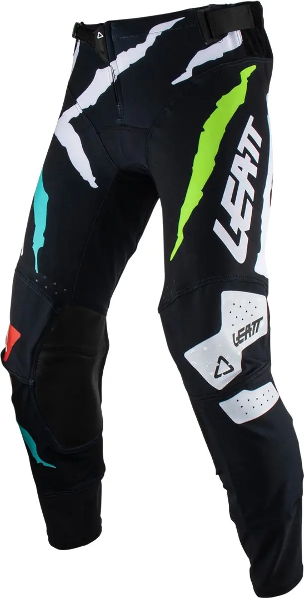 Leatt Moto 5.5 I.K.S. Tijger Zwart Rood Blauw Crossbroek