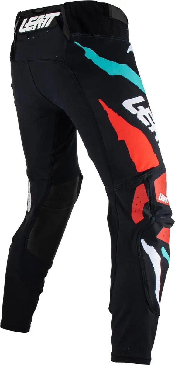Leatt Moto 5.5 I.K.S. Crossbroek - Maat L - Tijger Zwart/Rood/Blauw