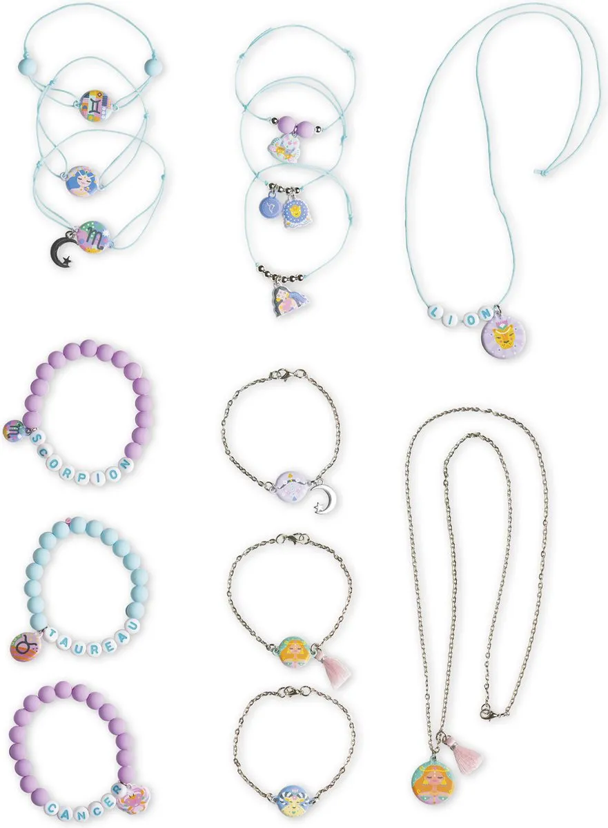 Janod Astrologie Knutselset - 14 Sieraden - Multi Color