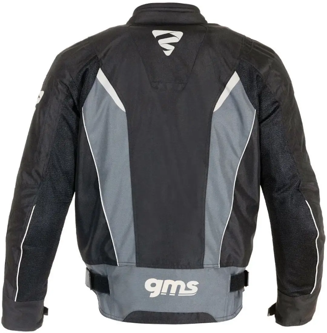 Gms Ventura Textiele Motorjas - Zwart/Grijs Mesh - S - afbeelding 4 van 6