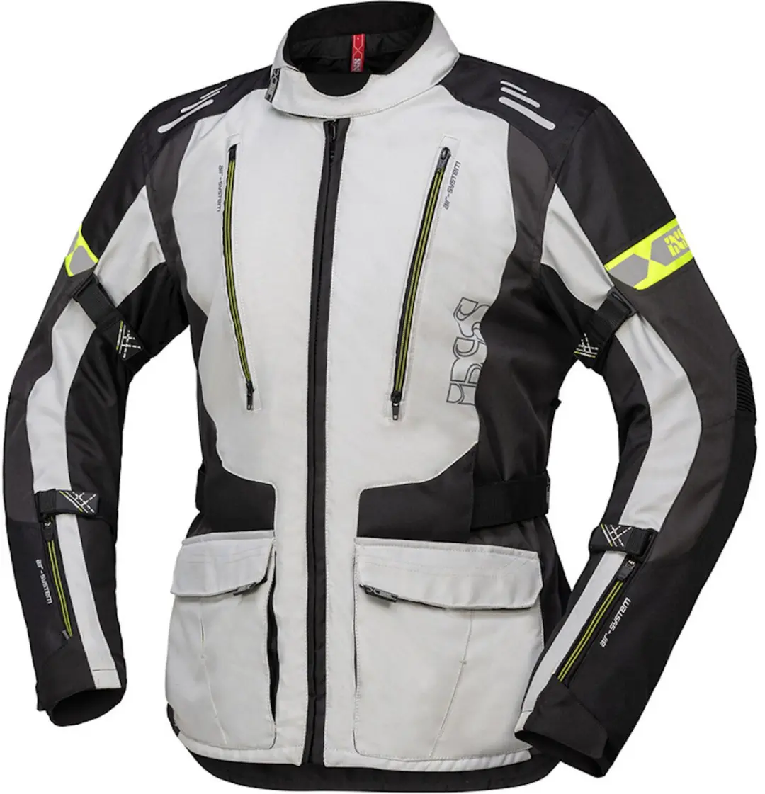 iXS Lorin-ST Textiele Motorjas - Zwart/Grijs - 2XL - afbeelding 3 van 6