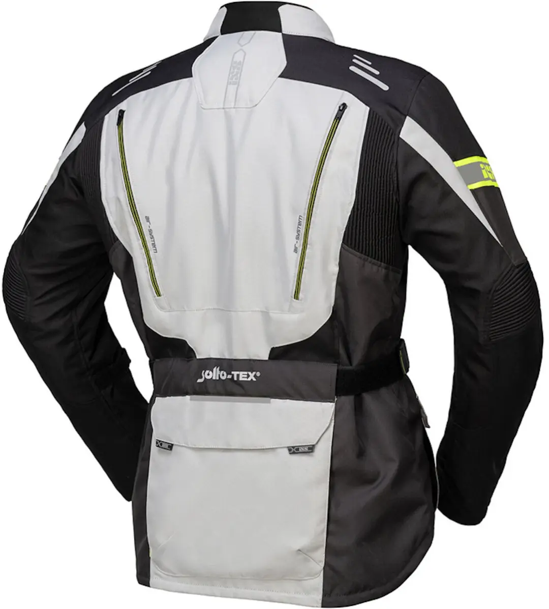 iXS Lorin-ST Textiele Motorjas - Zwart/Grijs - 2XL - afbeelding 4 van 6
