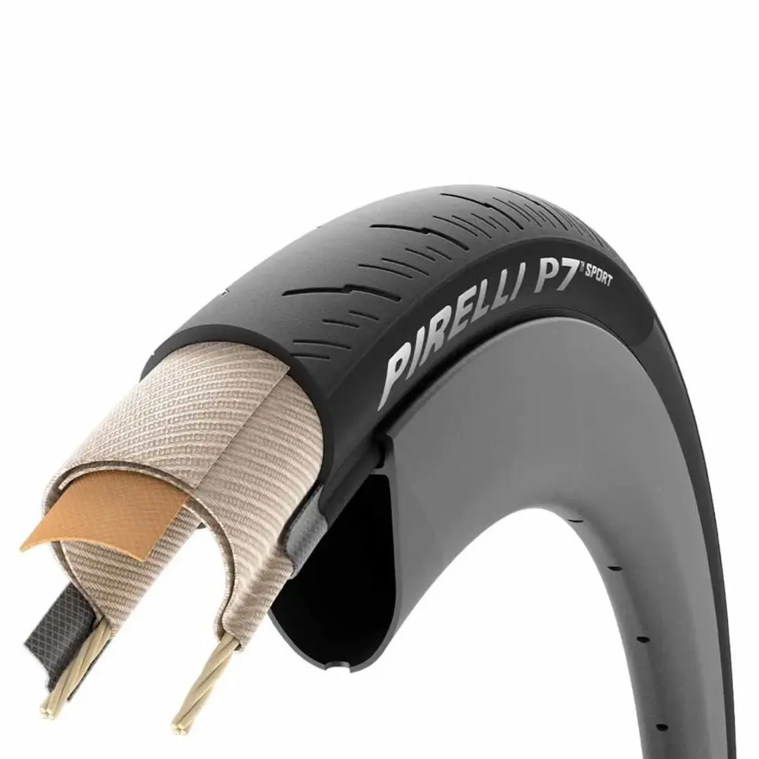 Pirelli P7 Sport Techbelt 700x35 Racefietsband - Goud