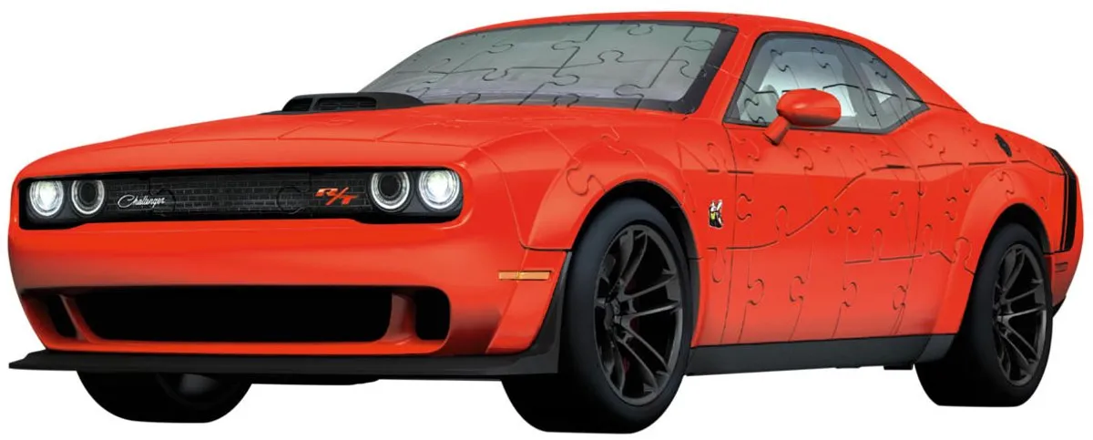 Ravensburger 3D Puzzle Dodge Challenger R/T Scat Pack Widebody - 3 Stuks - Multicolor