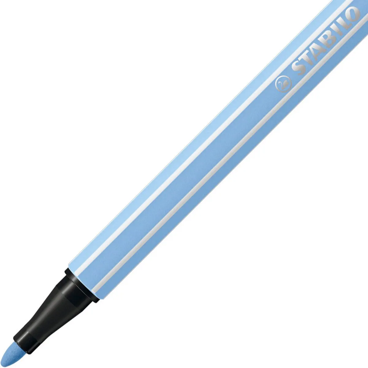 STABILO Pen 68 Premium Viltstift Ijs Blauw - 10 Stuks