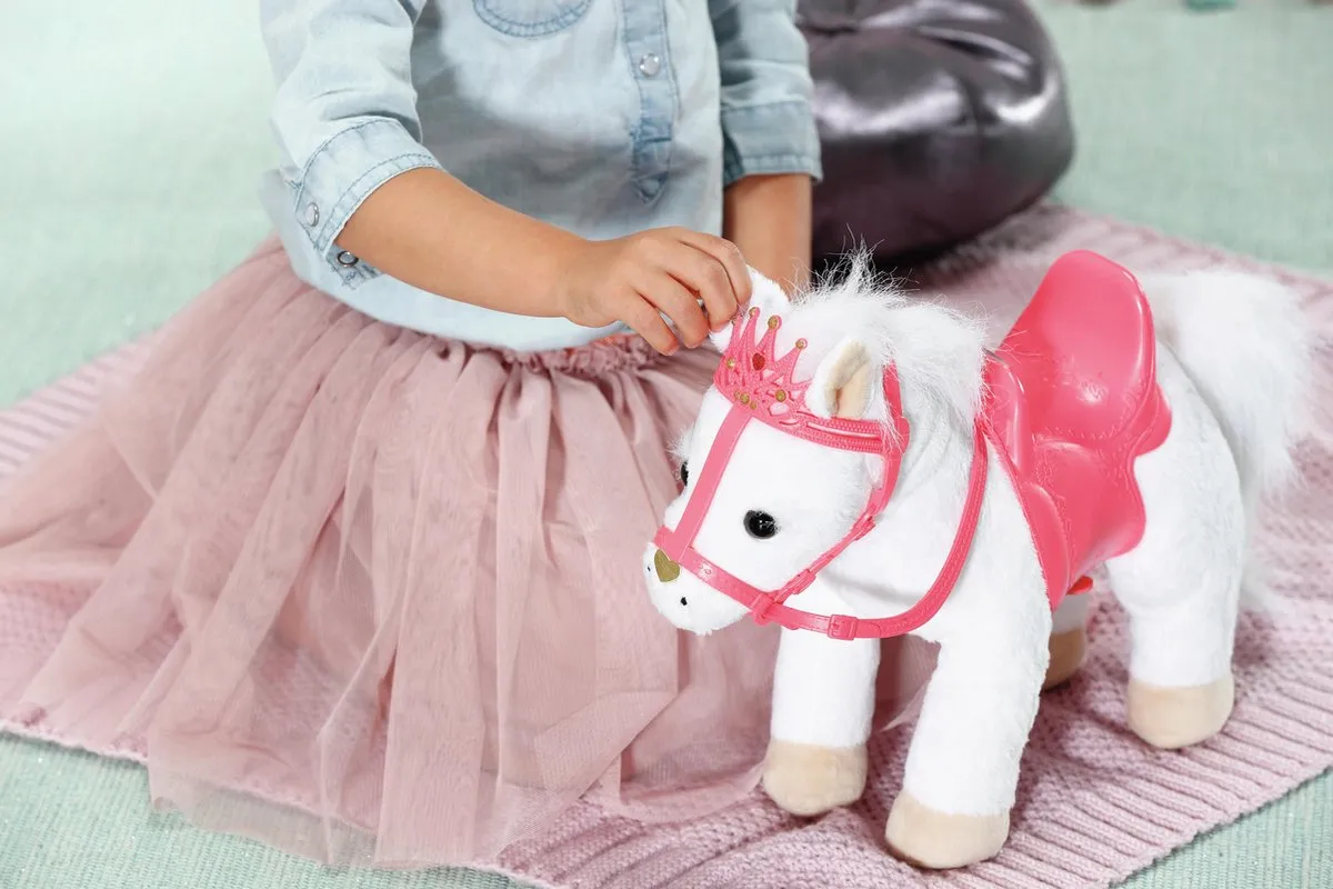 Baby Annabell Little Sweet Pony Knuffelpop - Wit