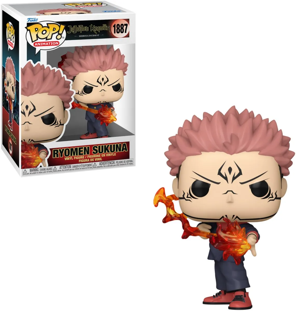 Funko Jujutsu Kaisen Sukuna Fire Arrow Pop! 1887 - Vinylfiguur