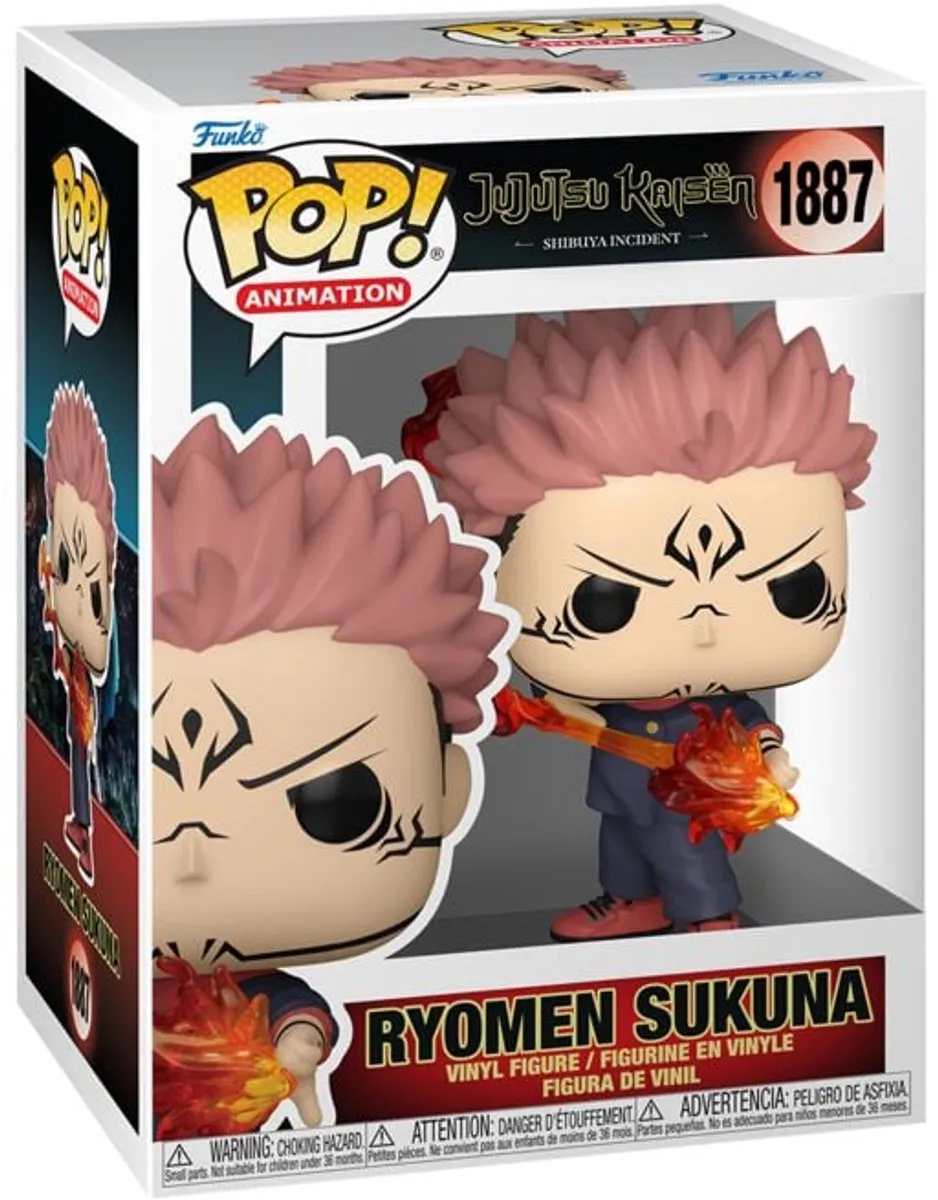 Funko Jujutsu Kaisen Sukuna Fire Arrow Pop! 1887 - Vinylfiguur