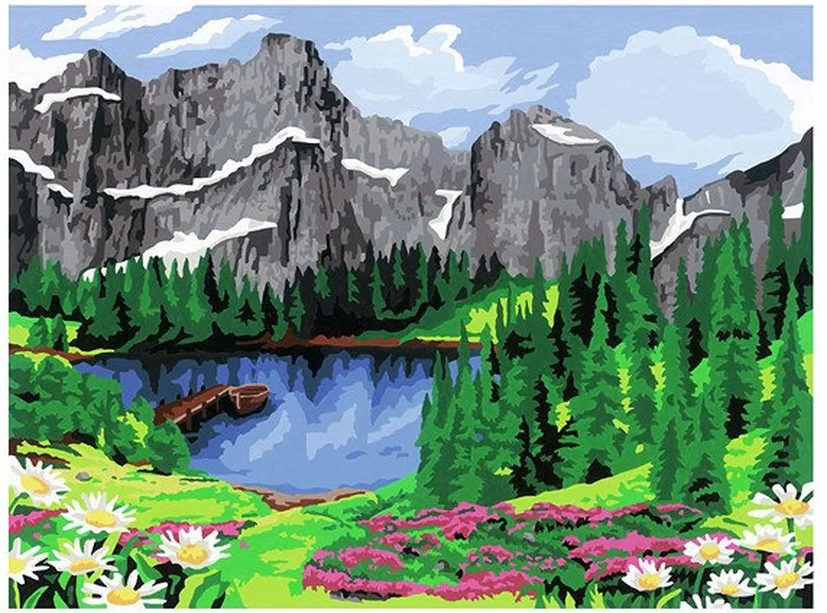 Ravensburger Creart Mountain View Schilderset