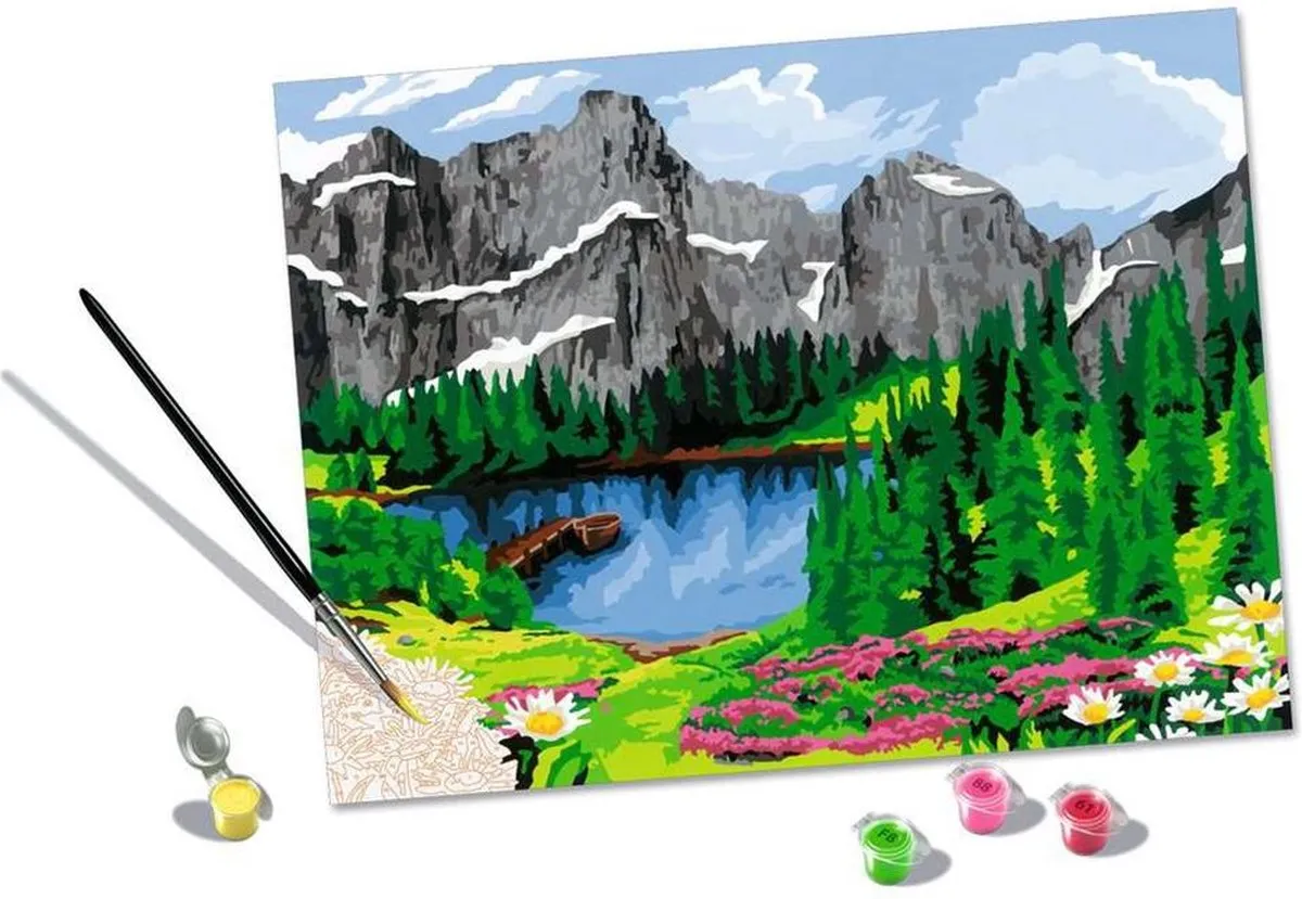 Ravensburger Creart Mountain View Schilderset - 27 Kleuren