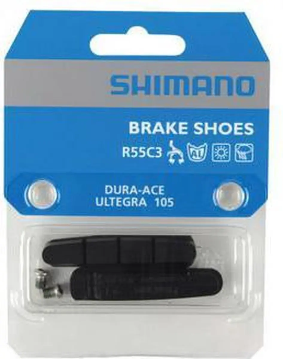 Shimano R55c4 Remblokken V-brake - 2 Stuks - Zwart