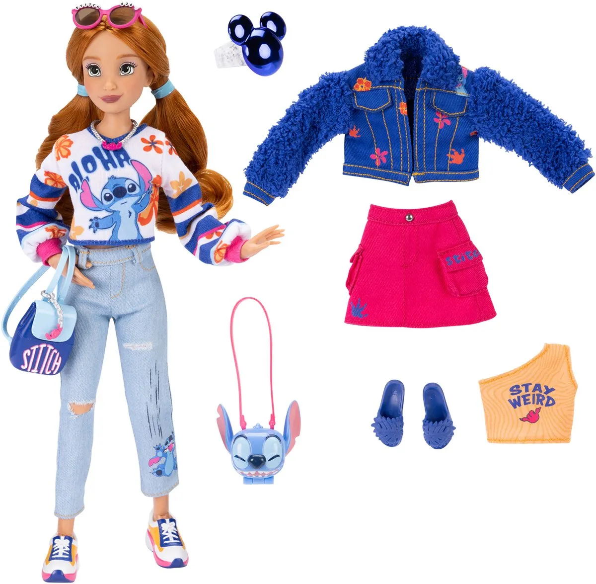 Disney Stitch Mode Geïnspireerd Ily-pop 25cm - Multicolor