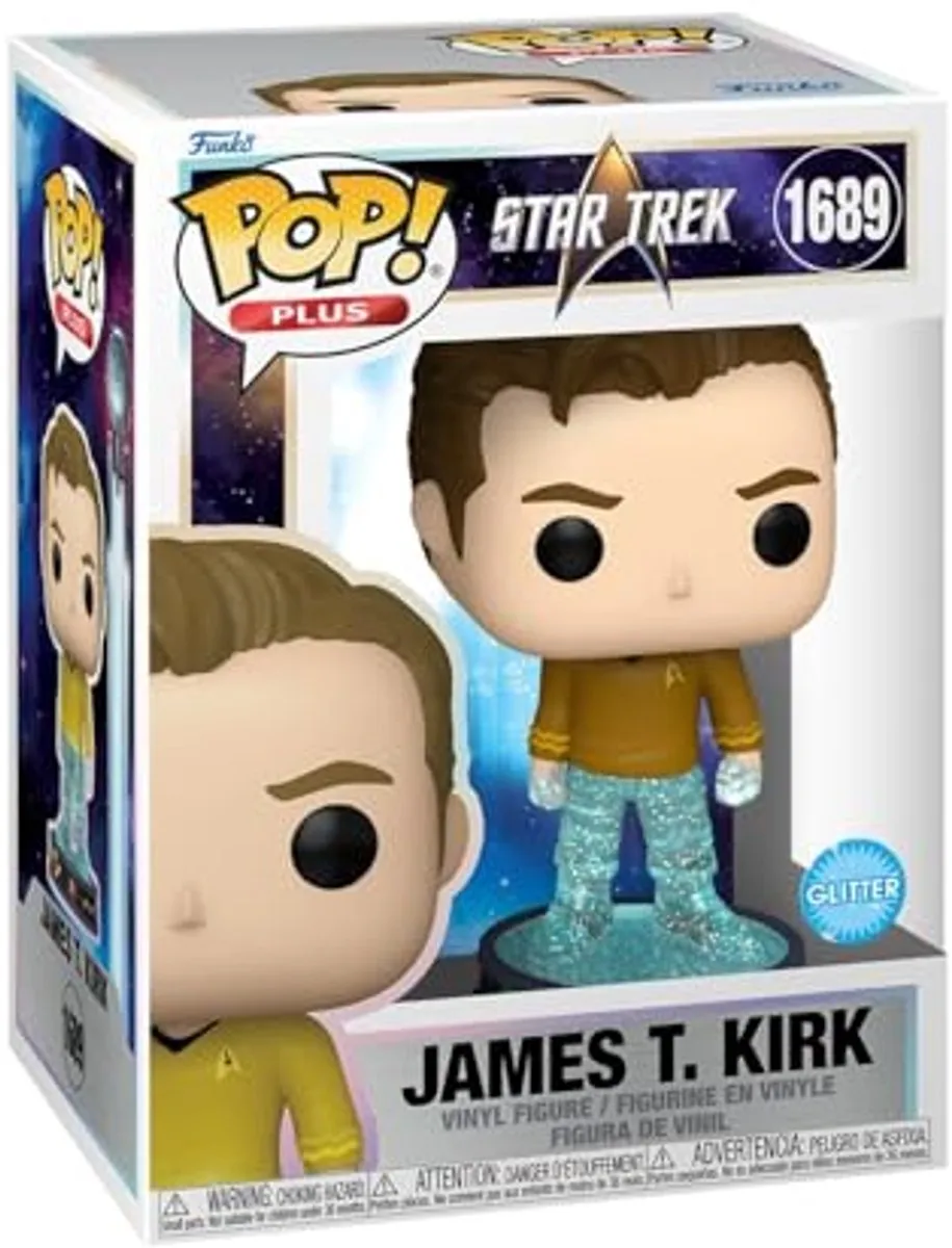Funko Pop! Star Trek James T. Kirk Transporter Glitter #1689