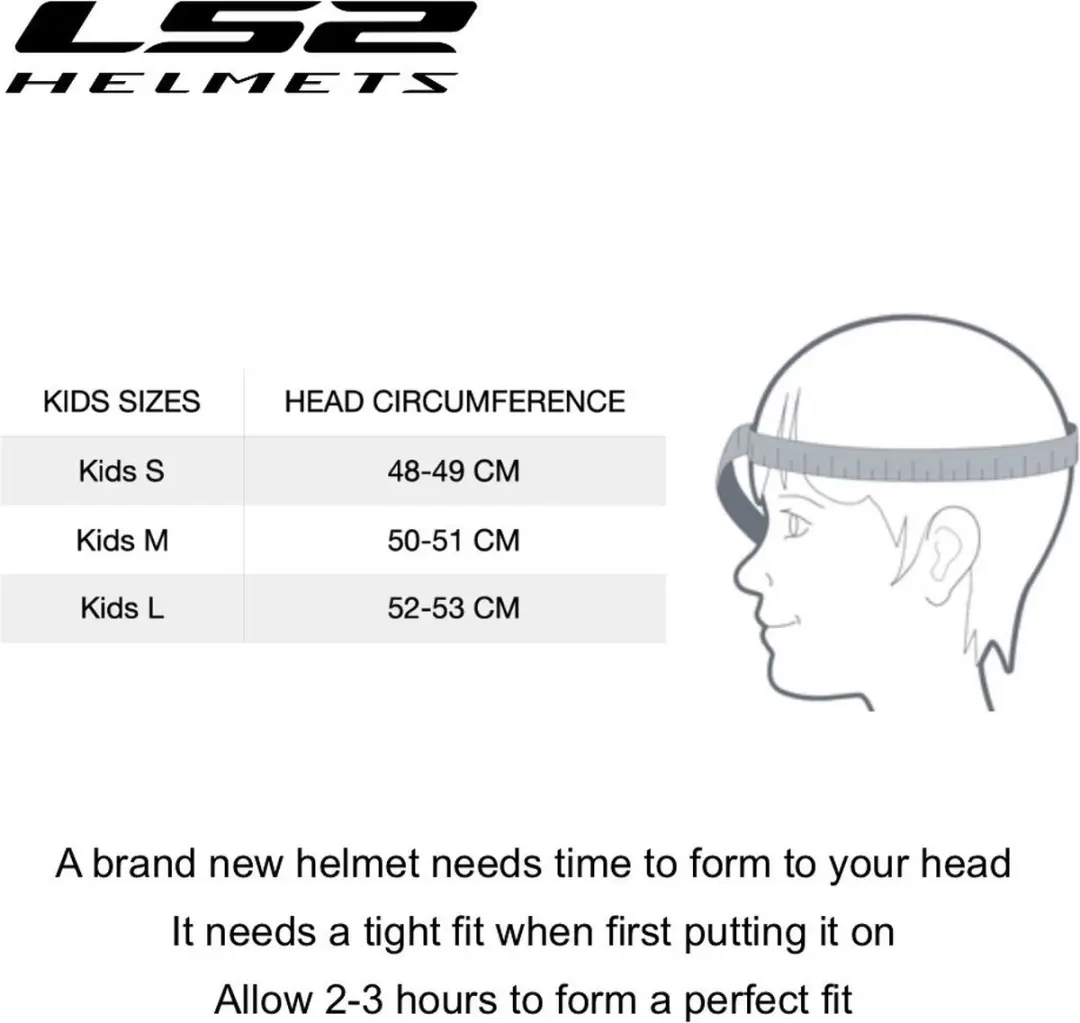 LS2 FF812 Kid Next Level Integraalhelm - Maat S