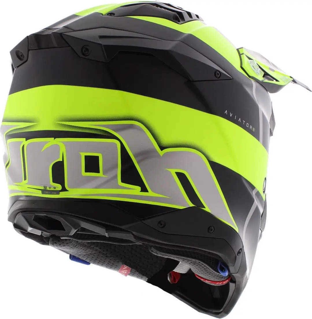 Airoh Aviator 3 AMS² Helm - Monarch Grijs/Zwart/Fluo Geel - XL