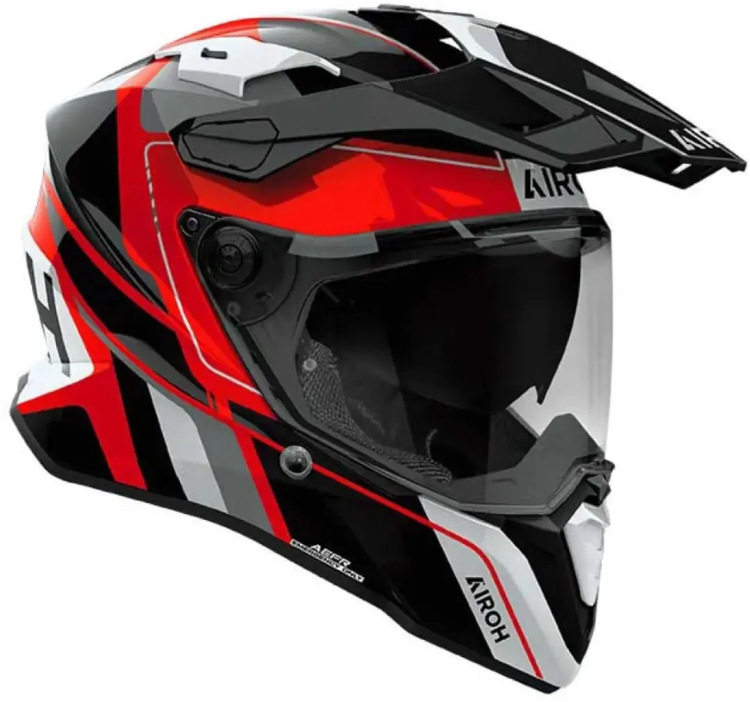 Airoh Commander 2 Skip Motocrosshelm - S - Zwart/wit/rood
