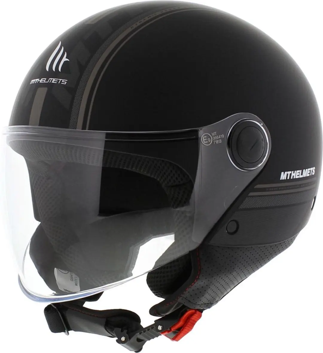 MT Helm Street S Entire mat zwart maat XS