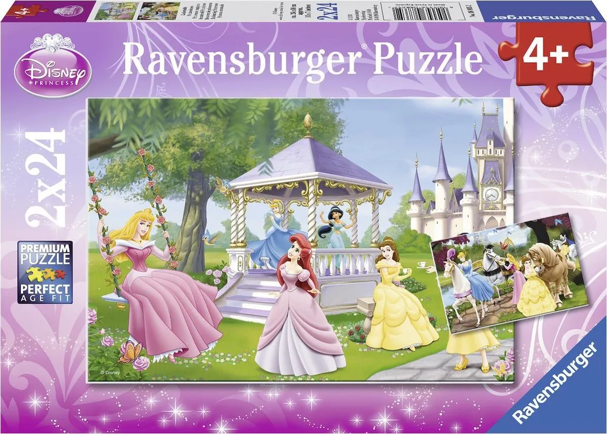 Ravensburger Disney Princess Betoverende Prinsessen Puzzel - 2x24 Stuks
