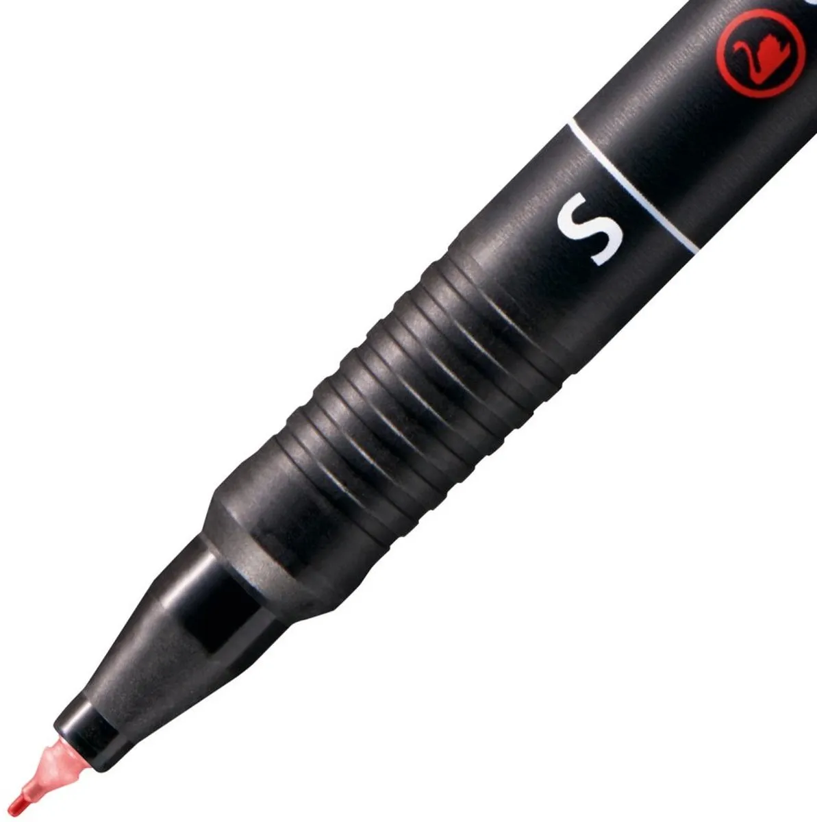 STABILO OHpen Permanent Viltstift 0.4mm Rood - 10 Stuks