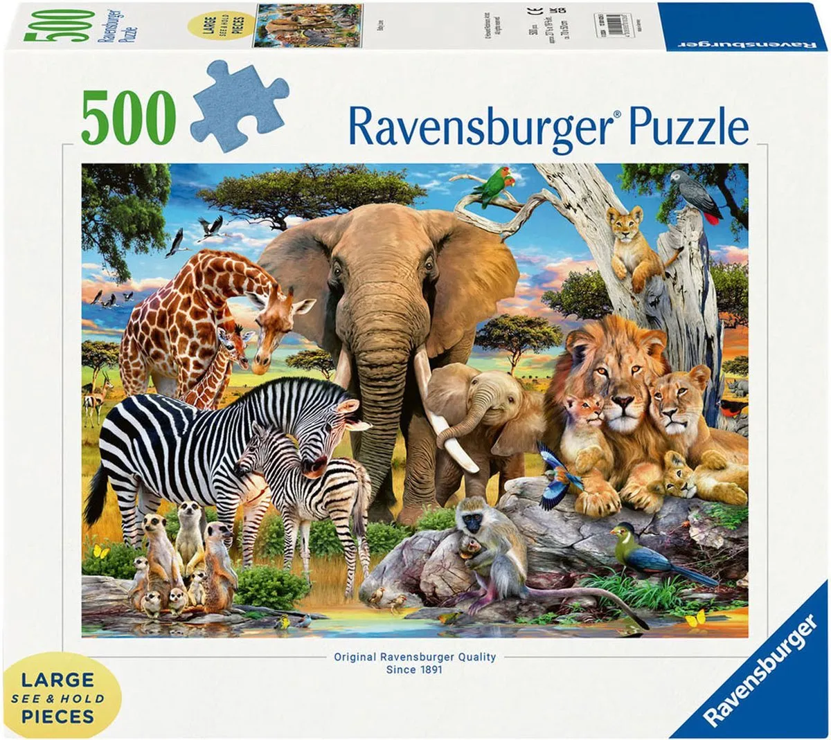 Ravensburger Baby Love Legpuzzel 500 Stuks - Multicolor