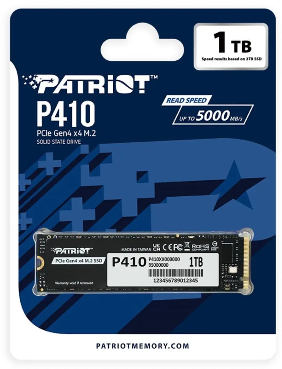 Patriot Viper P410 P410P1TBM28H M.2 SSD - 1TB