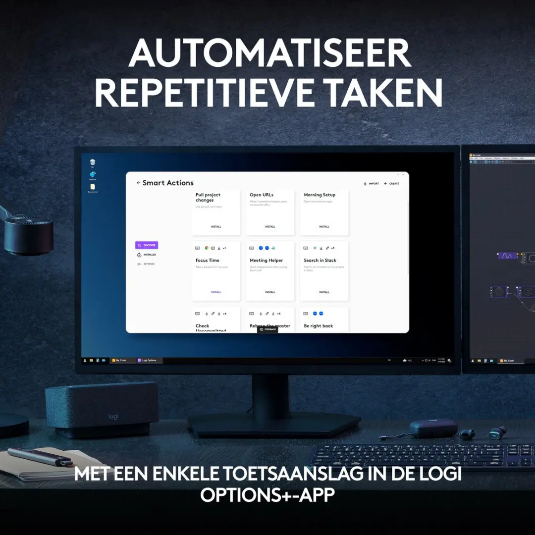 Logitech MX Keys S Toetsenbord AZERTY ISO Grafiet