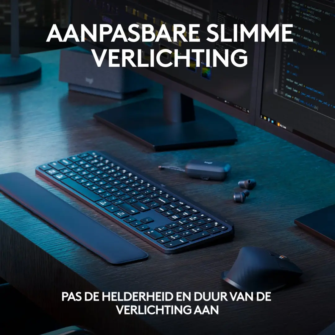 Logitech MX Keys S Toetsenbord AZERTY ISO Grafiet
