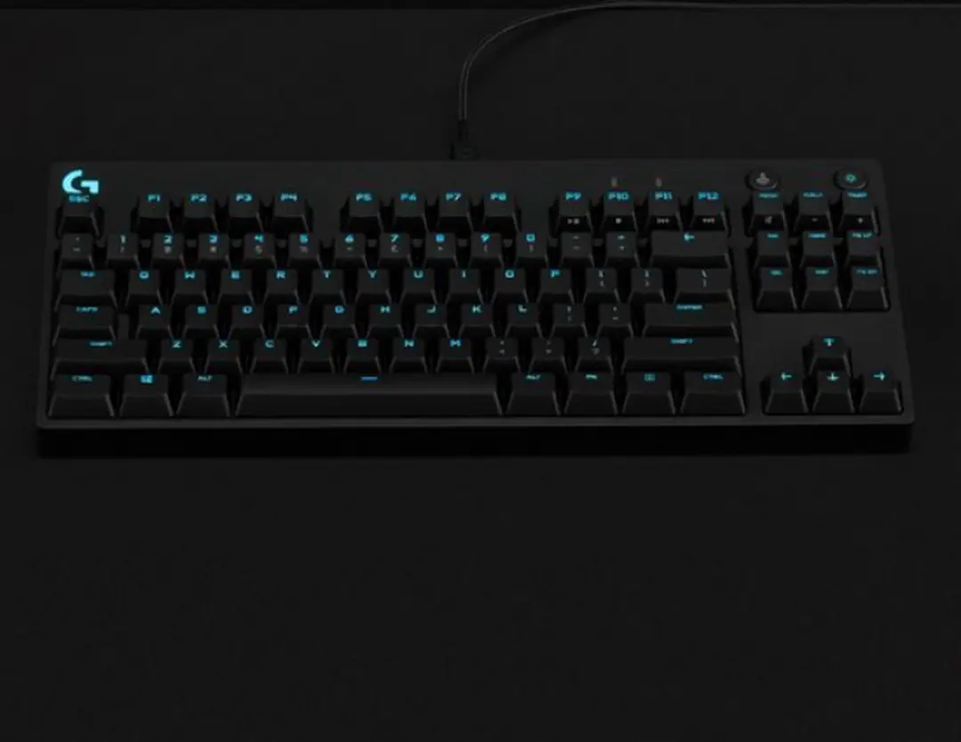 Logitech G PRO GX Blue Gaming Toetsenbord TKL - QWERTZ Duits - Zwart - afbeelding 5 van 6