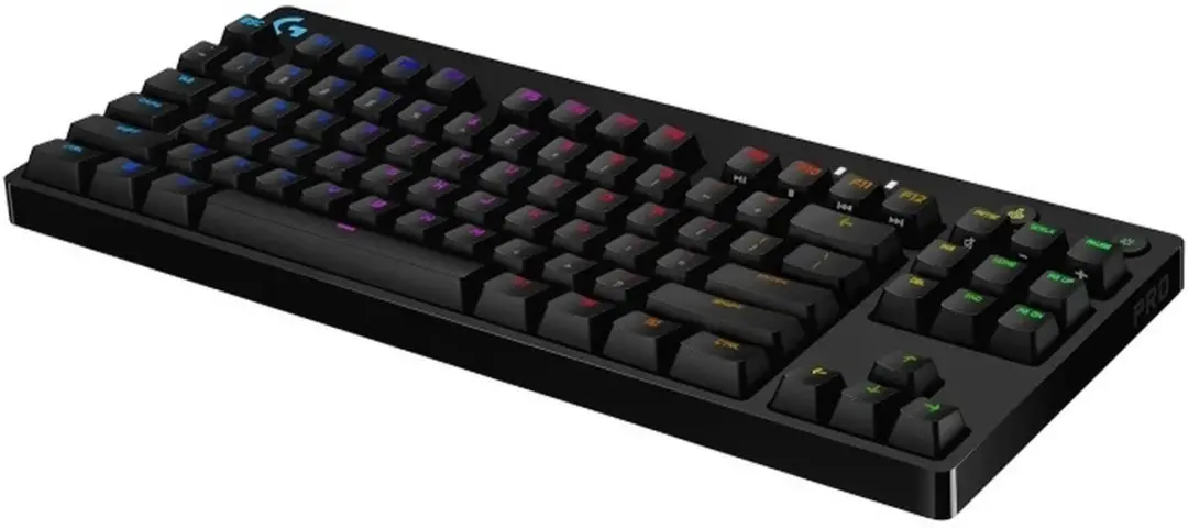 Logitech G PRO GX Blue Gaming Toetsenbord TKL - QWERTZ Duits - Zwart - afbeelding 6 van 6