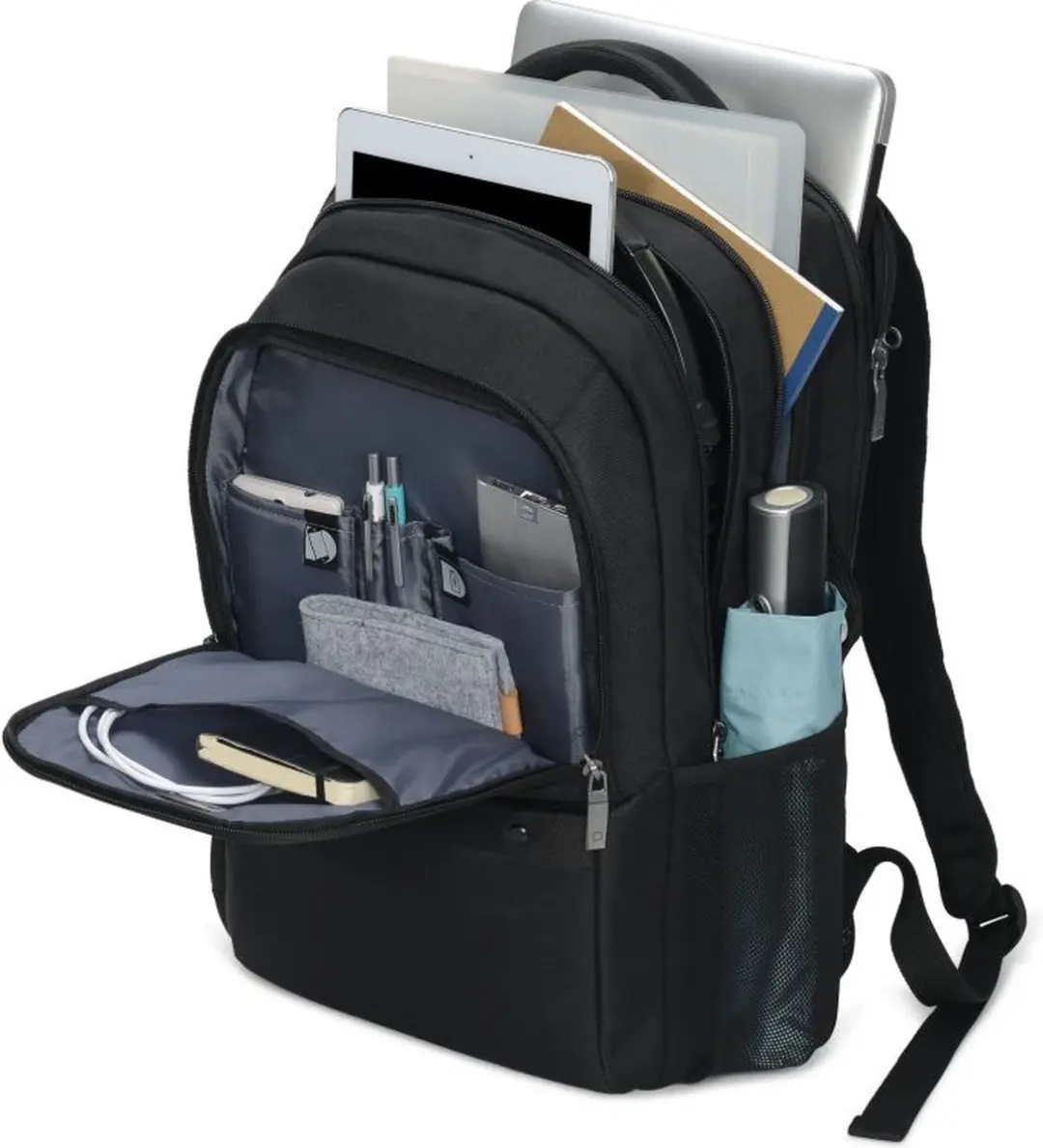 DICOTA Backpack Eco SELECT Rugzak 15.6 inch - 12.6L - Zwart