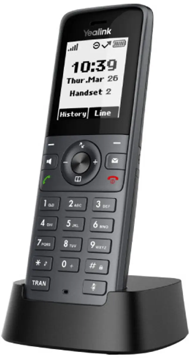 Yealink W71H telefoon DECT-telefoon Nummerherkenning Zwart