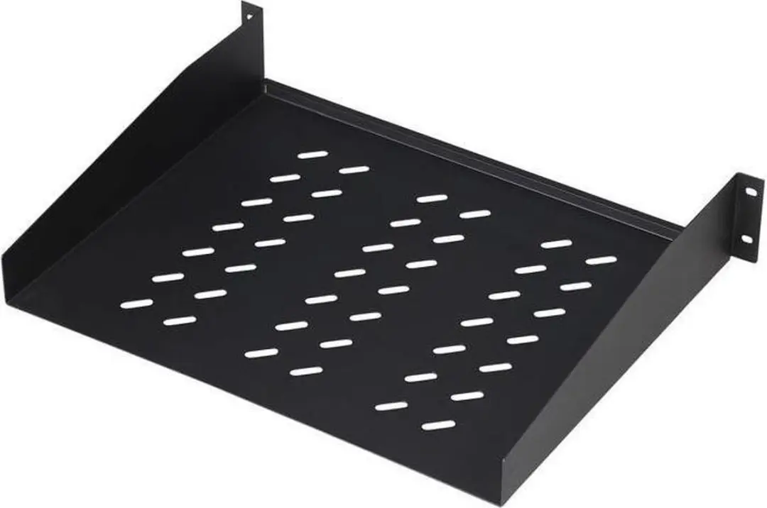 Digitus DN-19 TRAY-2-55-SW 19" Vast Inbouw Kast - 2HE - Zwart