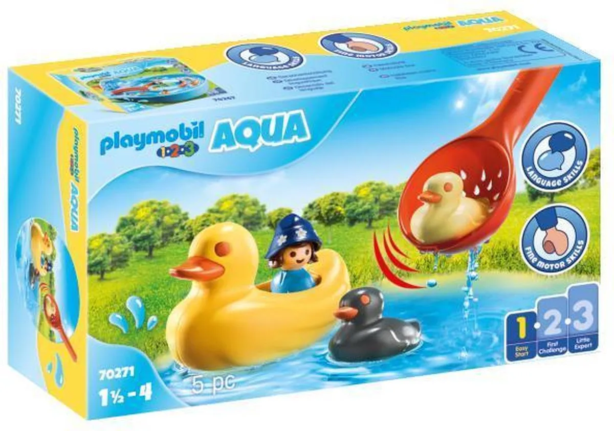 Playmobil 1.2.3 Aqua Eendenfamilie 70271