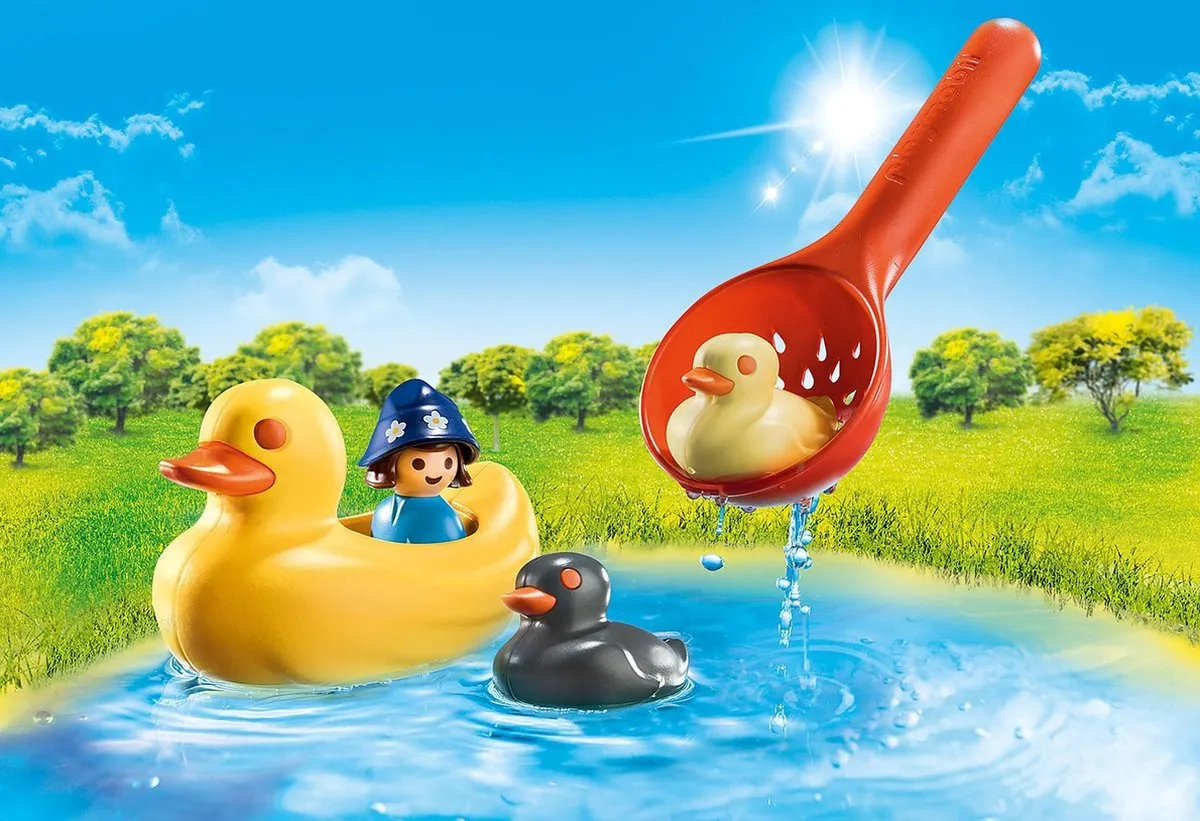 Playmobil 1.2.3 Aqua Eendenfamilie 70271 - Multicolor