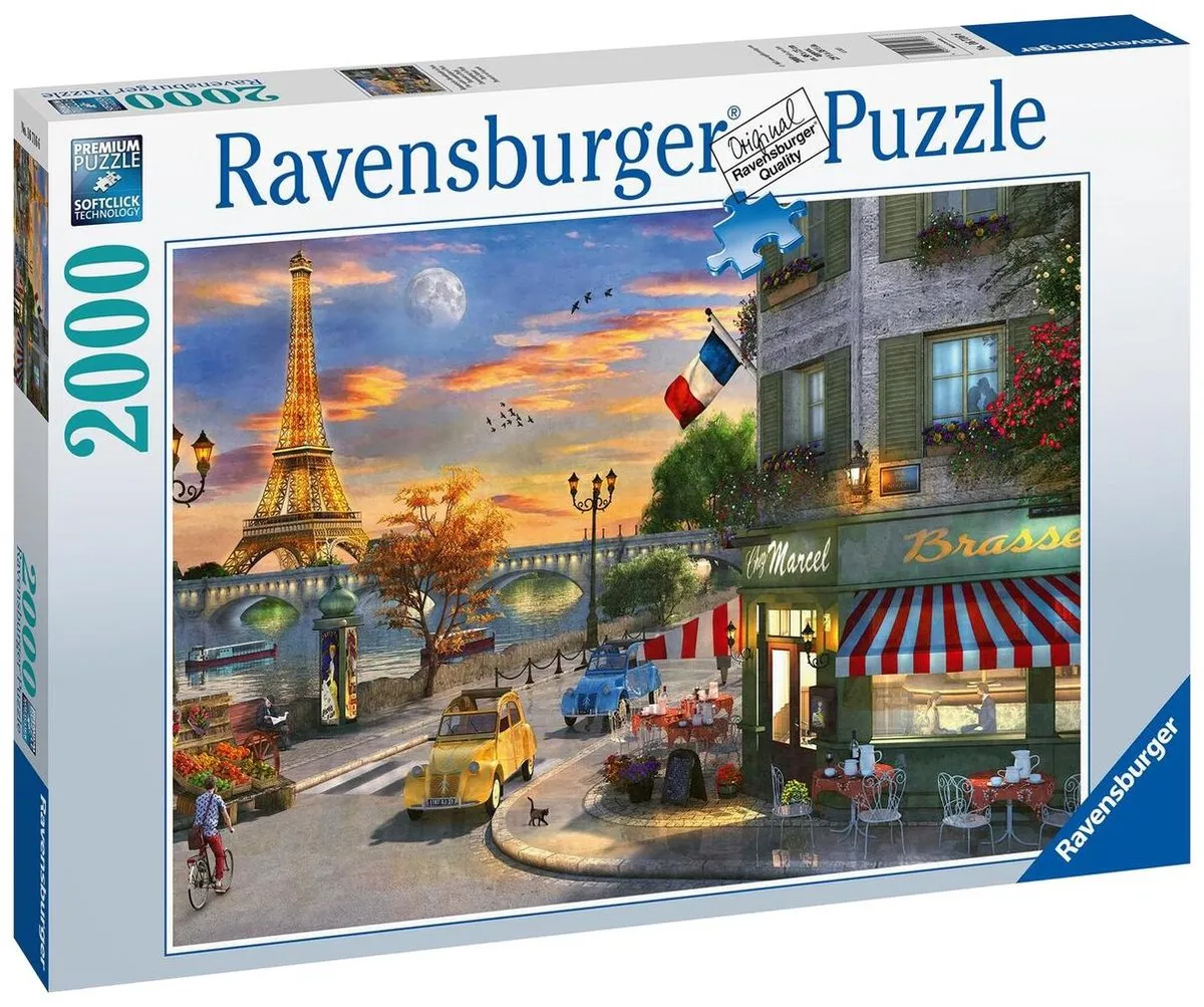 Ravensburger Romantische Avond in Parijs Legpuzzel 2000 Stuks - Multicolor